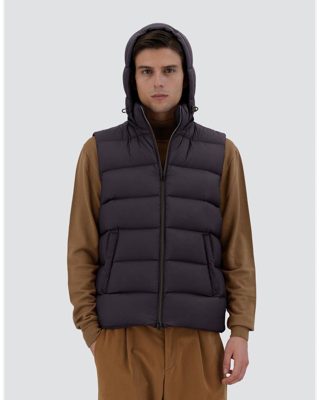 Herno Blue Vest for men