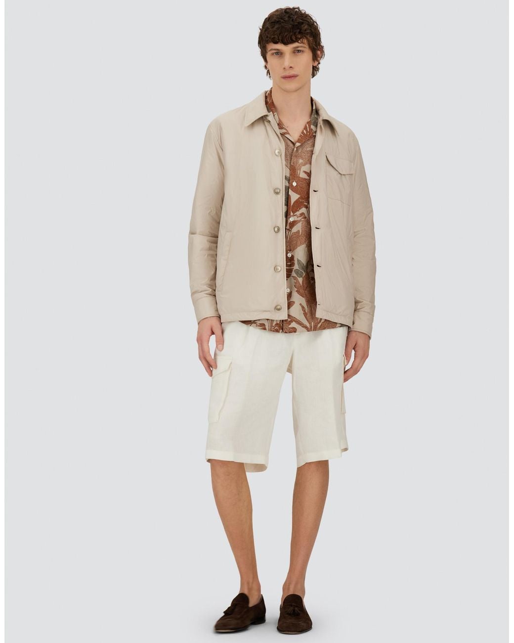Herno Natural Resort Overshirt for men
