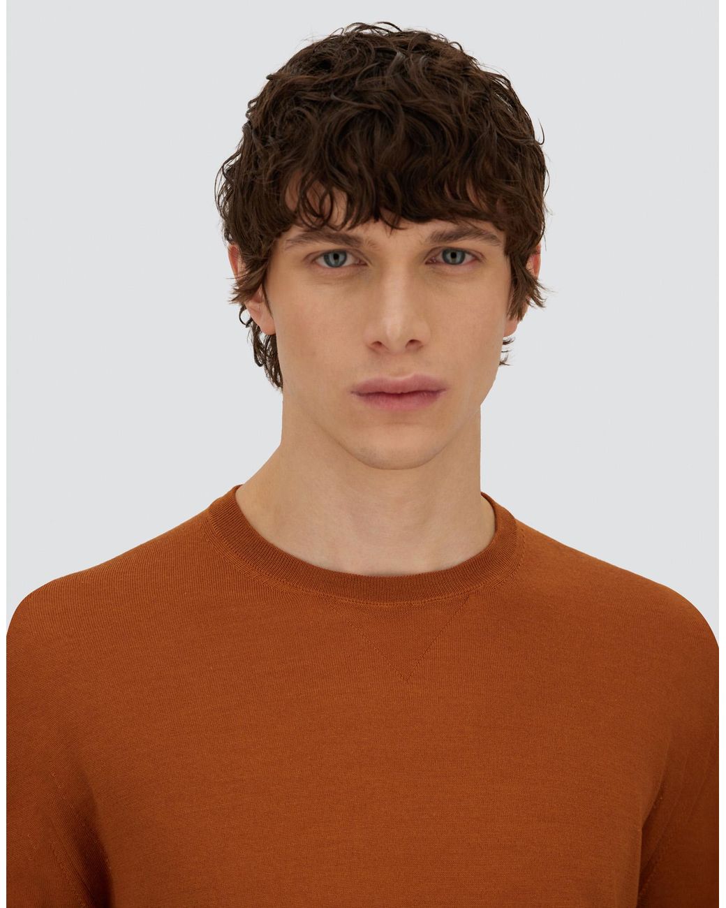 Herno Orange Resort Sweater for men
