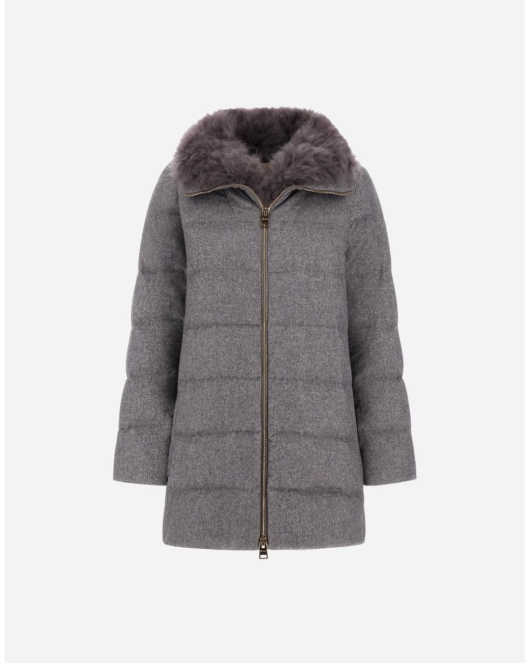 Herno Gray A-Shape Jacket