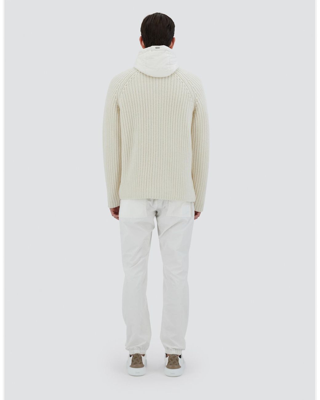 Herno White Cardigan for men