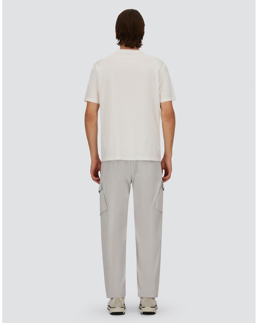 Herno Gray Nylon Dive Trousers for men