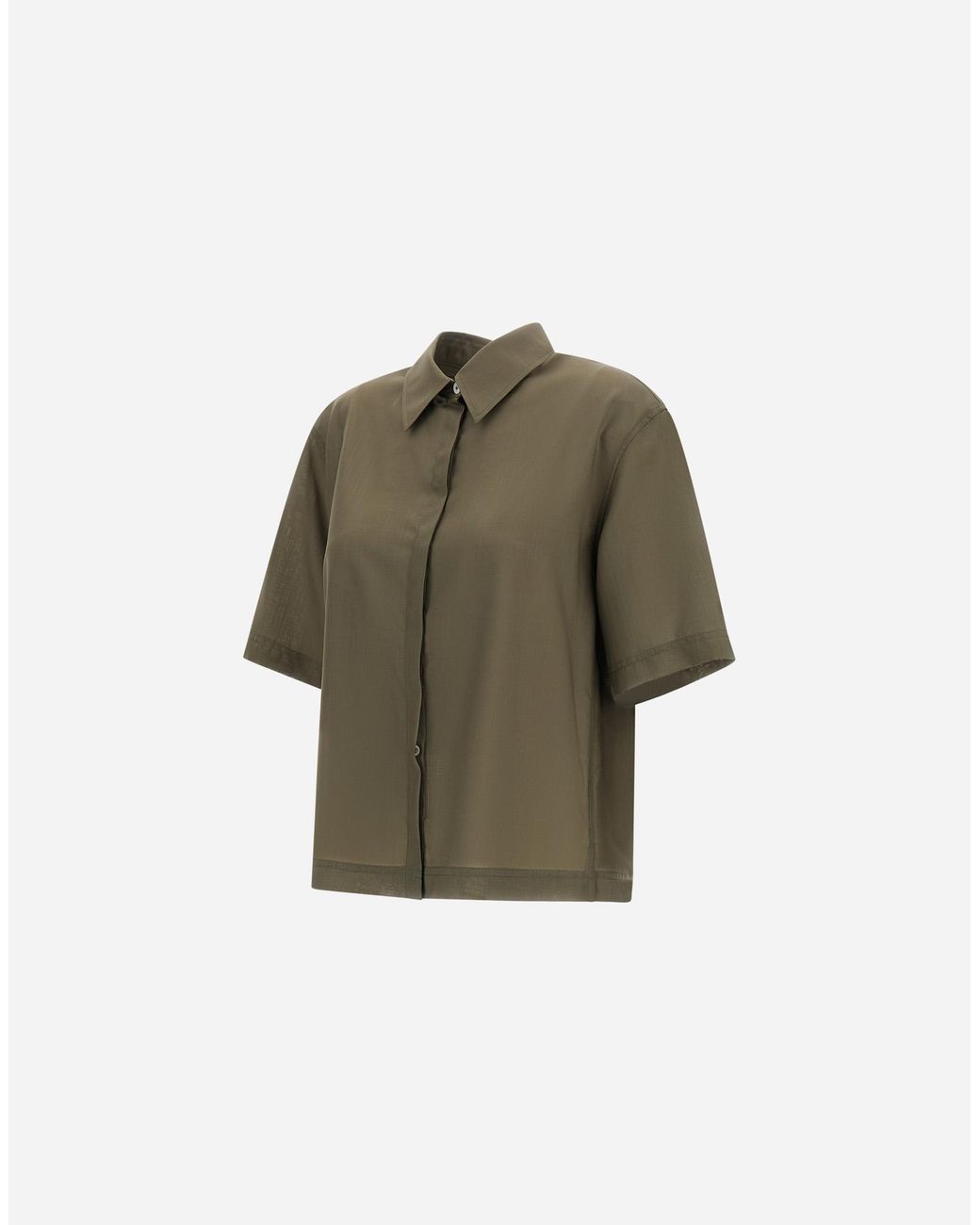 Herno Green Short-Sleeved Shirt