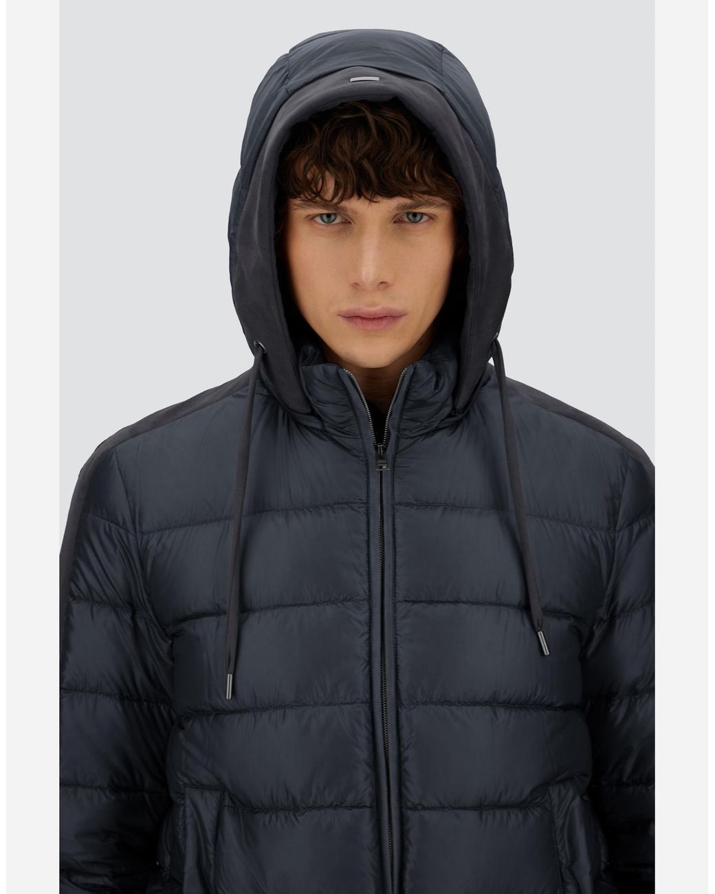 Herno Blue Resort Bomber Jacket for men