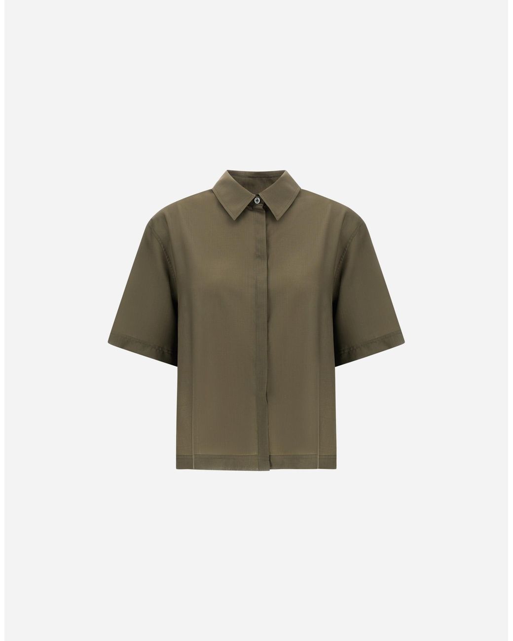 Herno Green Short-Sleeved Shirt