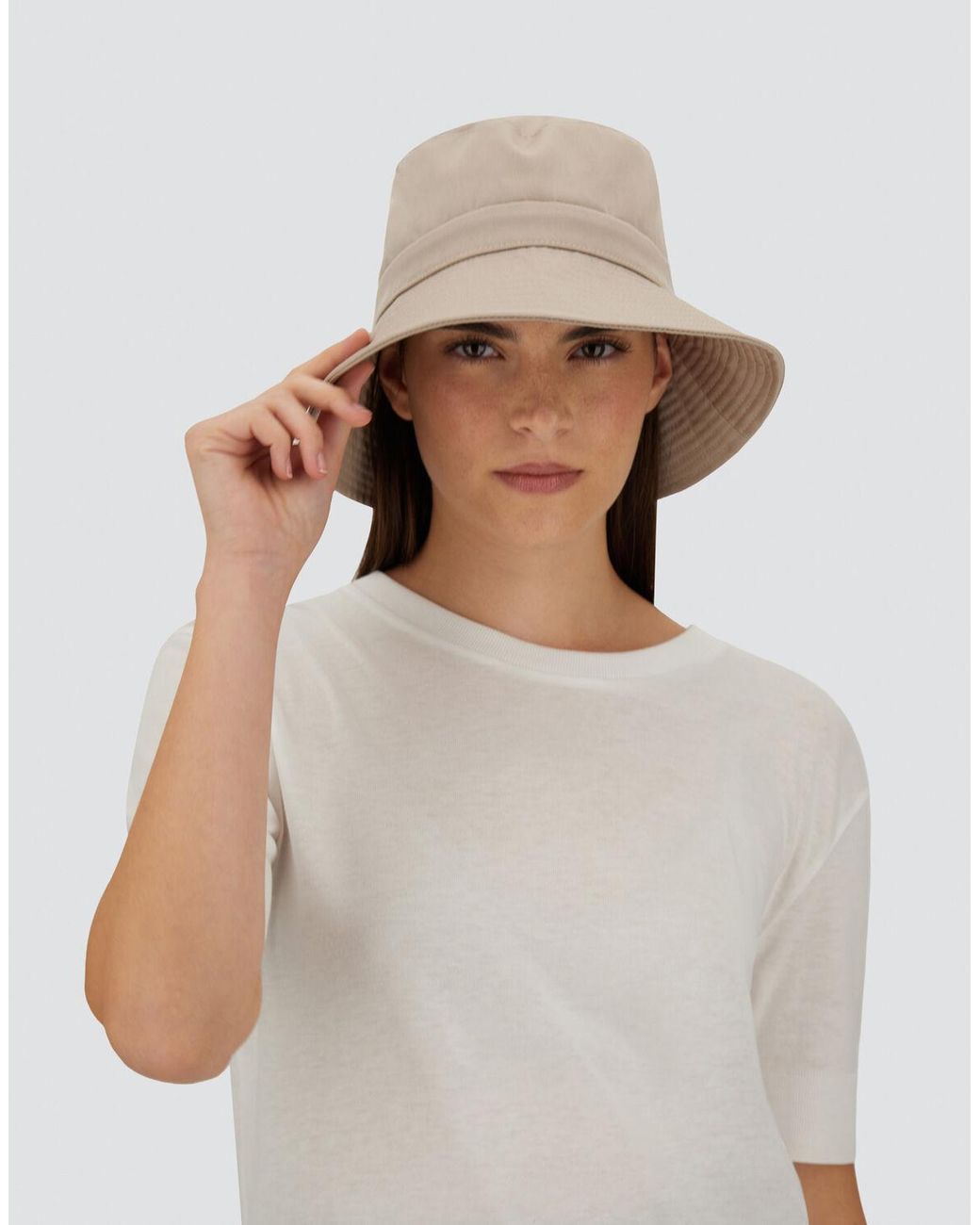 Herno Natural Bucket Hat
