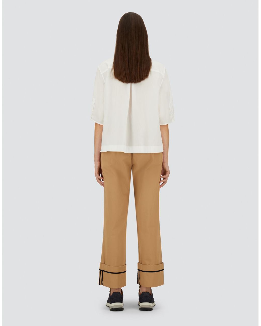 Herno White Trousers
