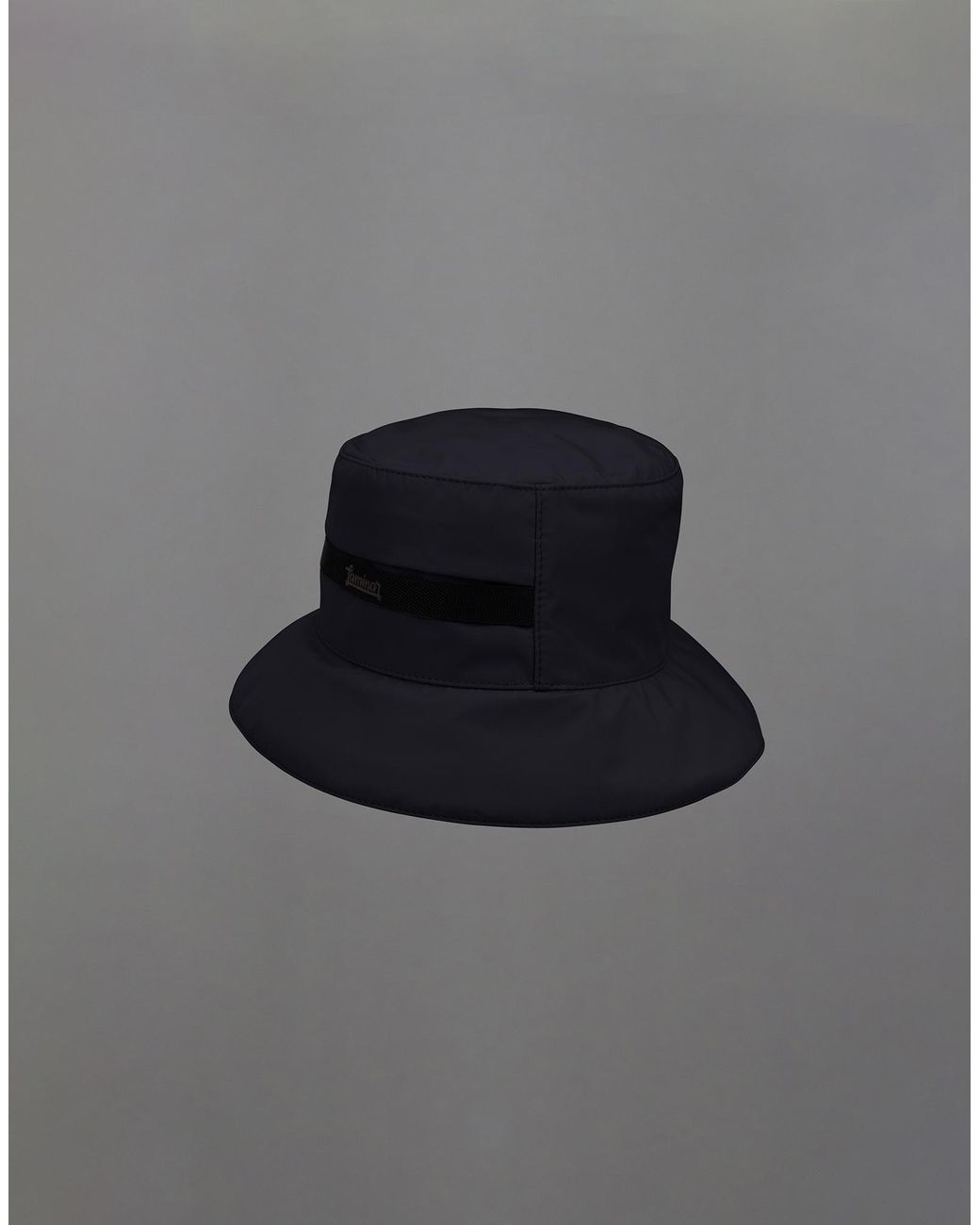 Herno Black Laminar Hat