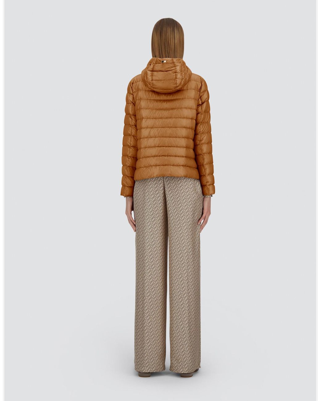 Herno Brown Nylon Ultralight Jacket