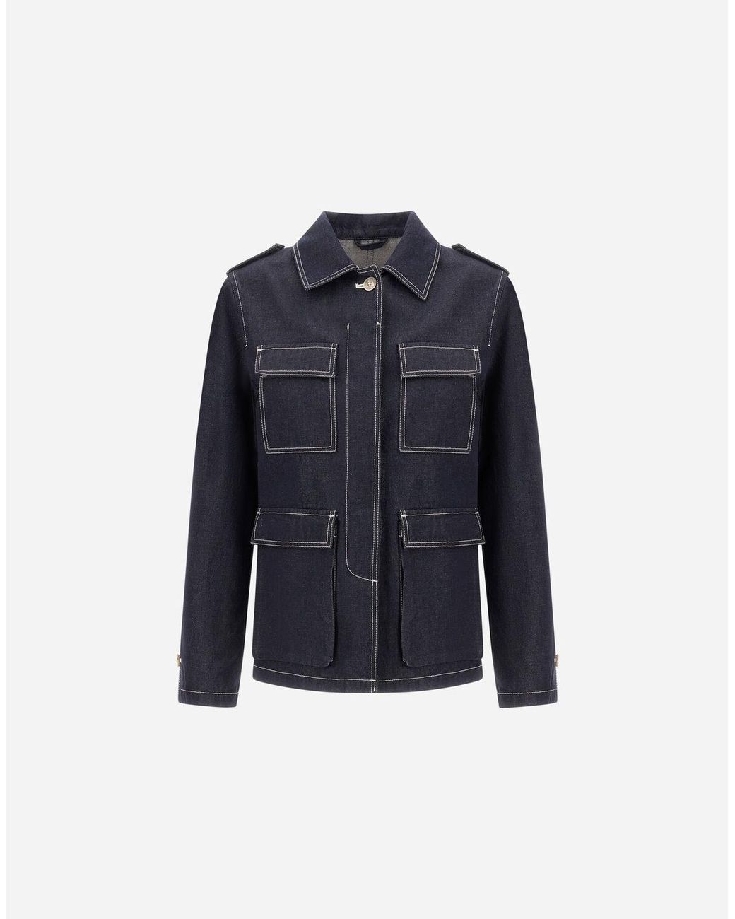 Herno Blue Field Jacket
