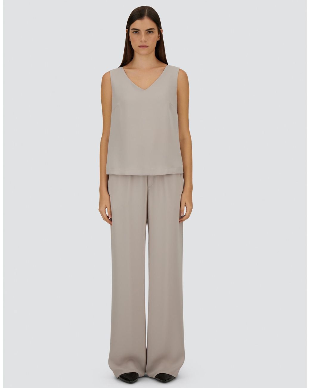 Herno Multicolor V-Neck Top