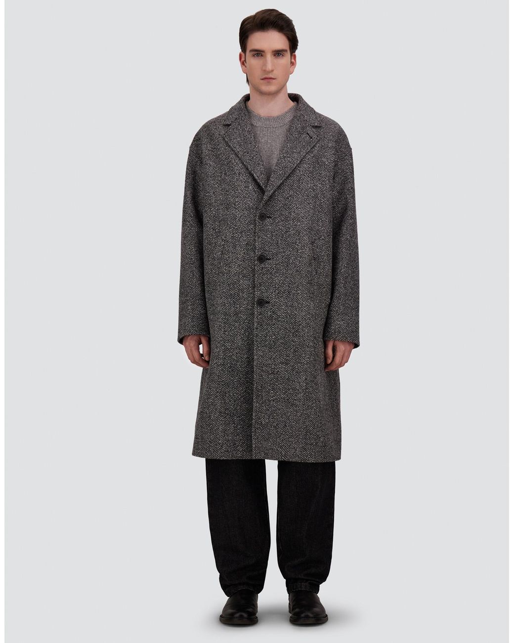 Herno Gray Coat for men