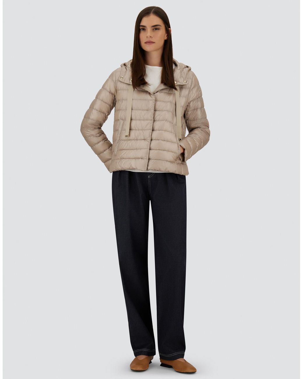 Herno White Nylon Ultralight Jacket