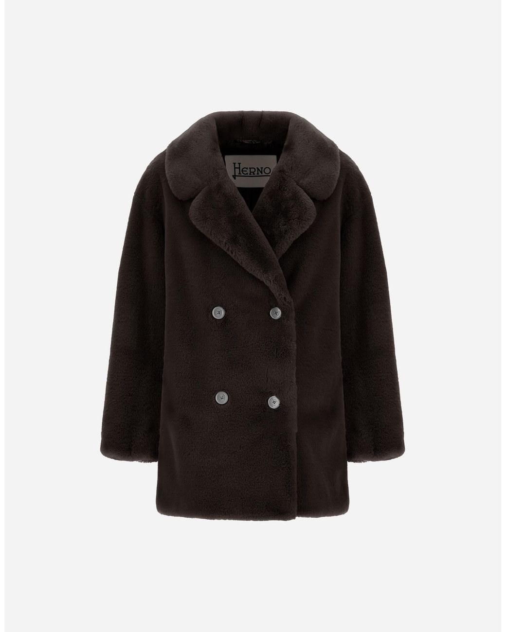 Herno Black Peacoat