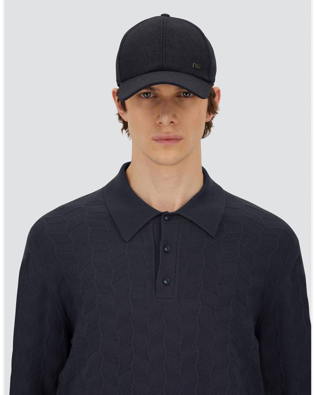 Herno Blue Resort Baseball Cap for men