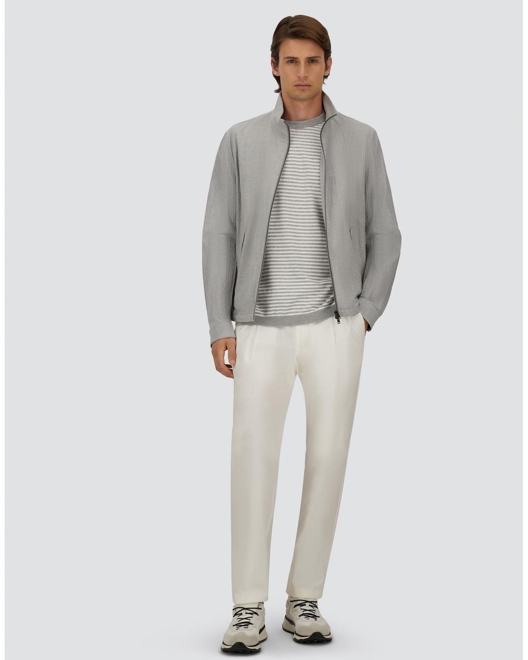 Herno Gray Jacket for men