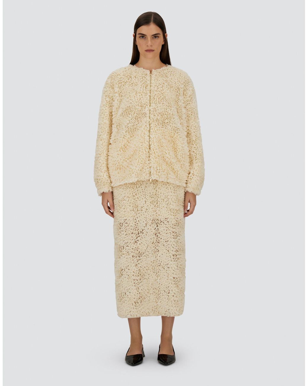 Herno White Skirt