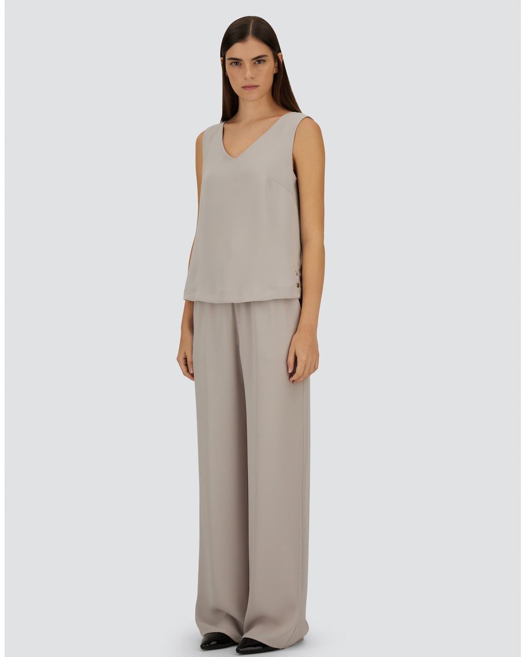 Herno Multicolor V-Neck Top
