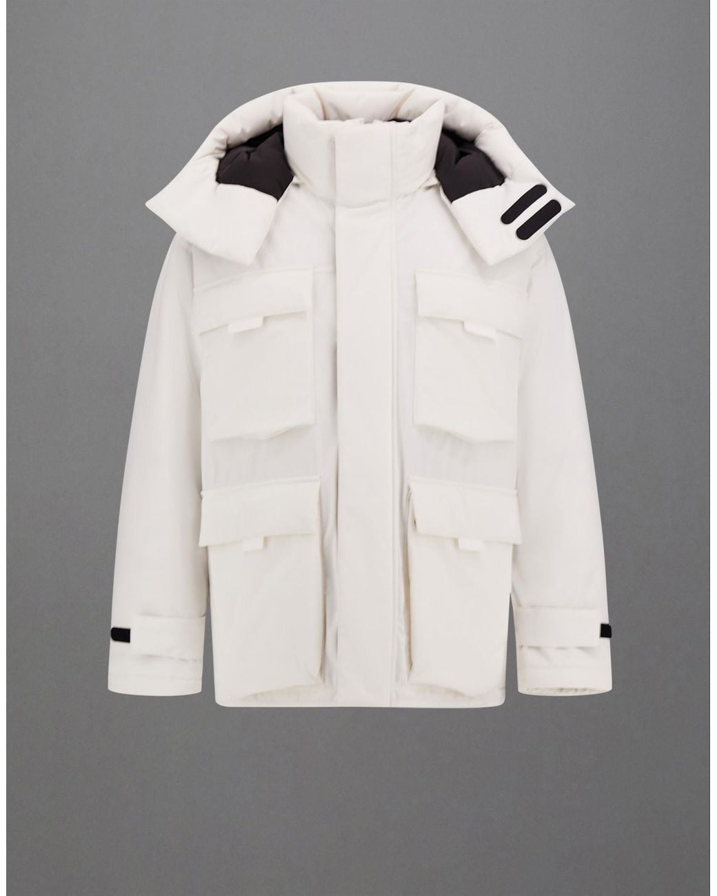 Herno Gray Laminar Short Parka