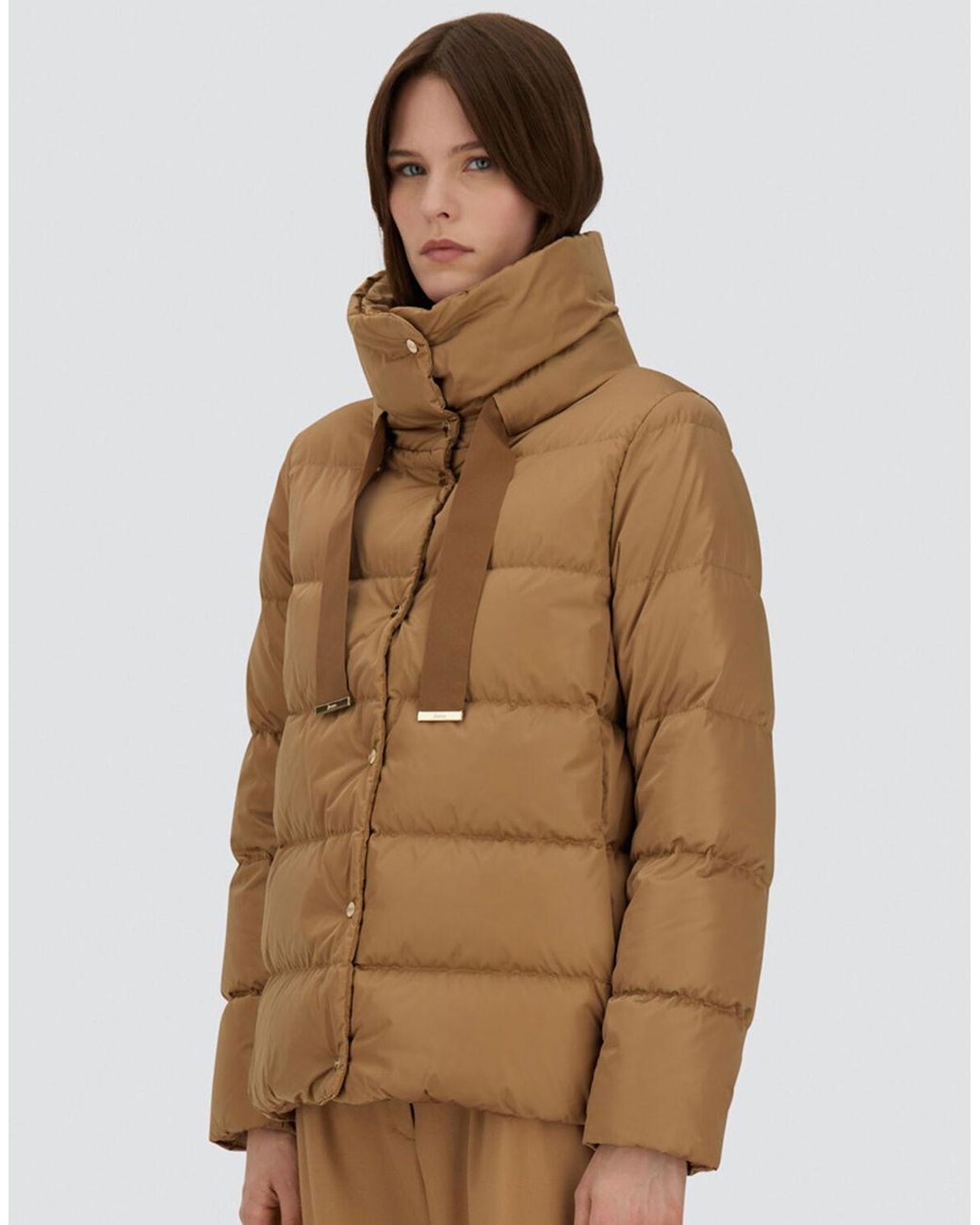 Herno Natural Cappa In Satin