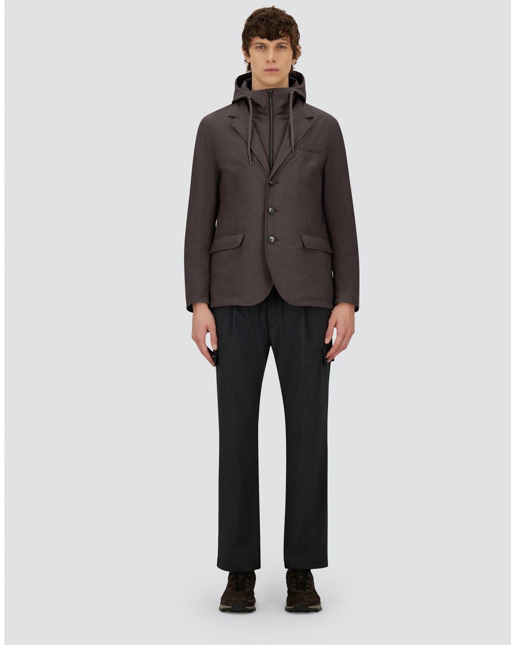 Herno Brown Resort Blazer for men