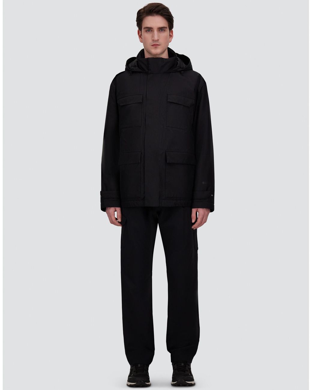 Herno Blue 2-Layer Gore-Tex Jacket for men