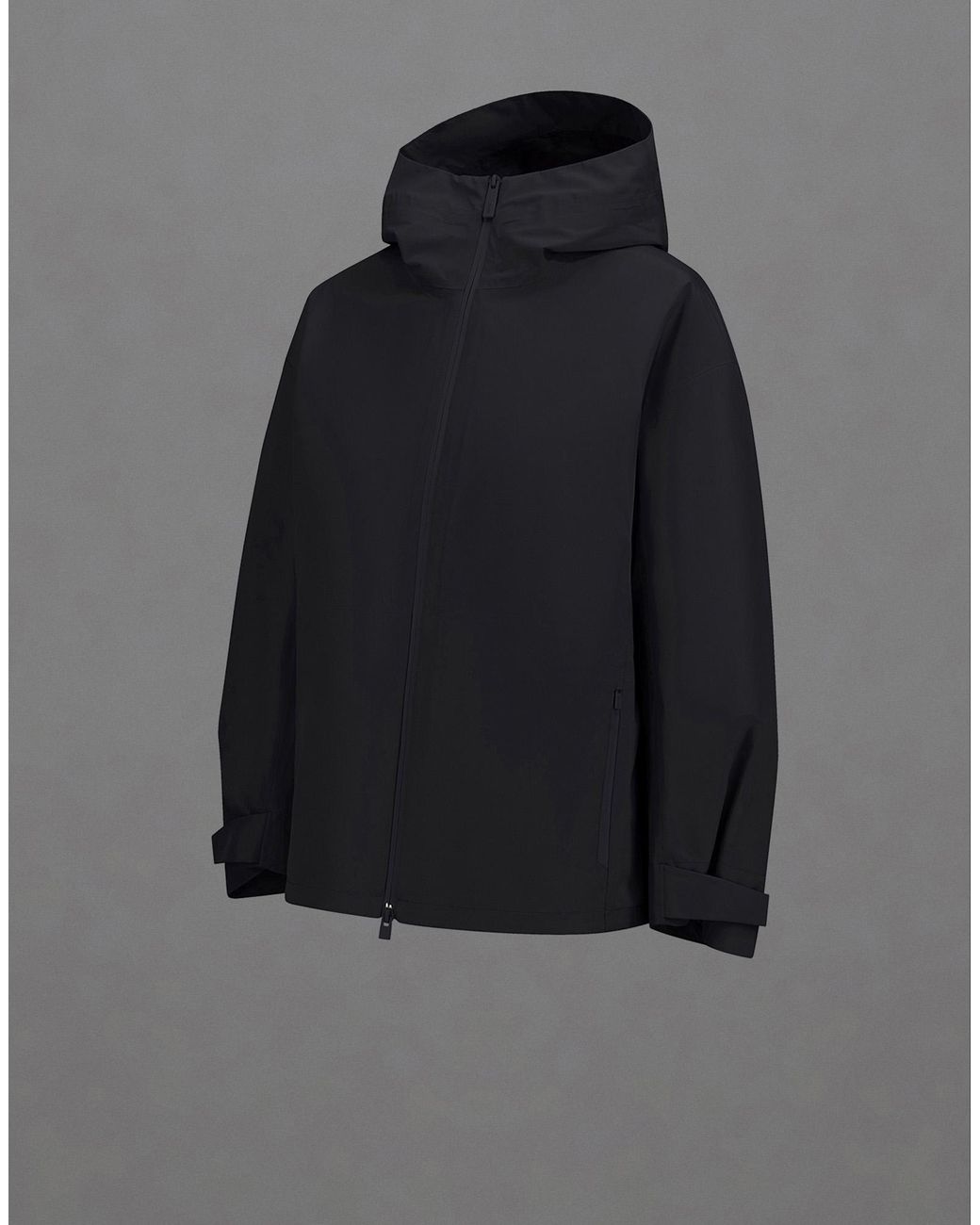 Herno Black Short Laminar Parka