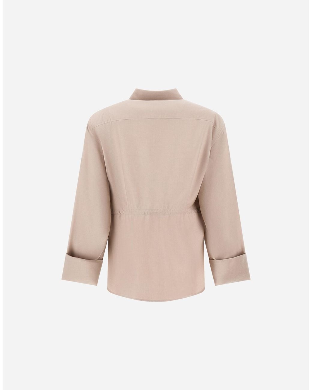 Herno Natural Wool And Silk Shirt