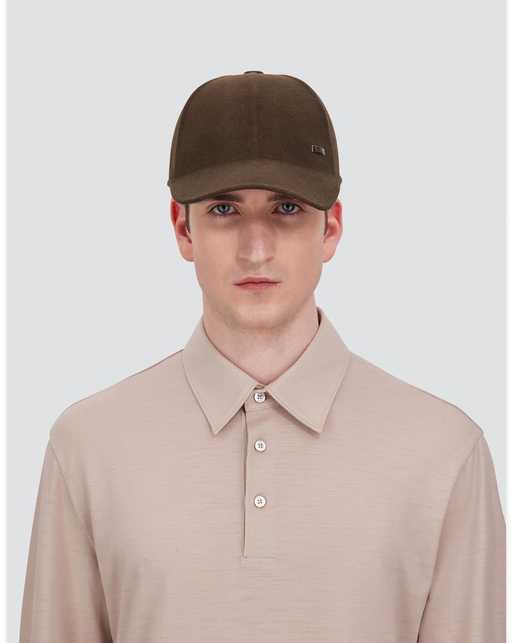Herno Multicolor Casual Wool Baseball Cap for men