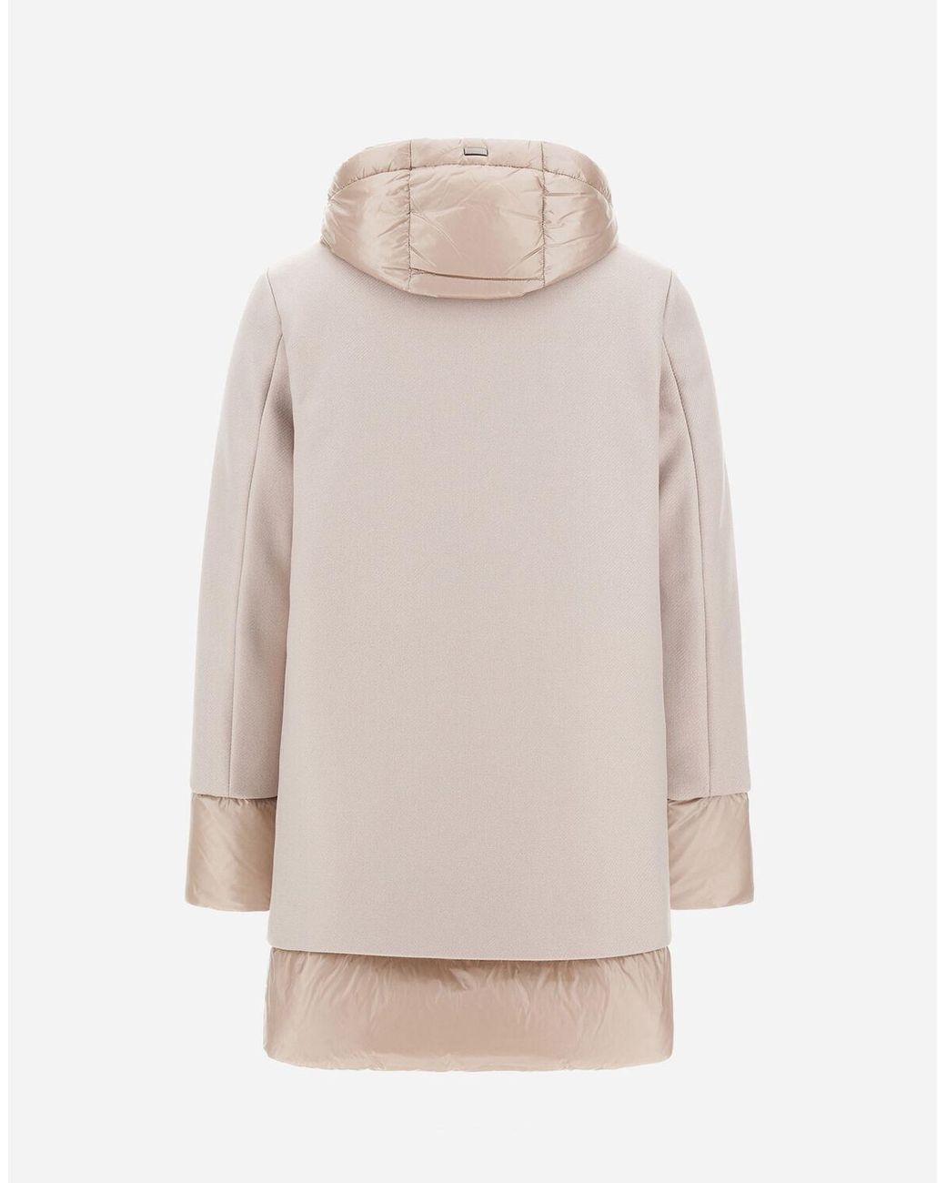 Herno White A-Shape Jacket