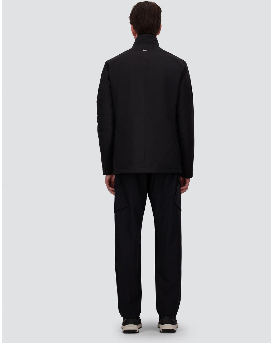 Herno Blue Blazer With Bib for men