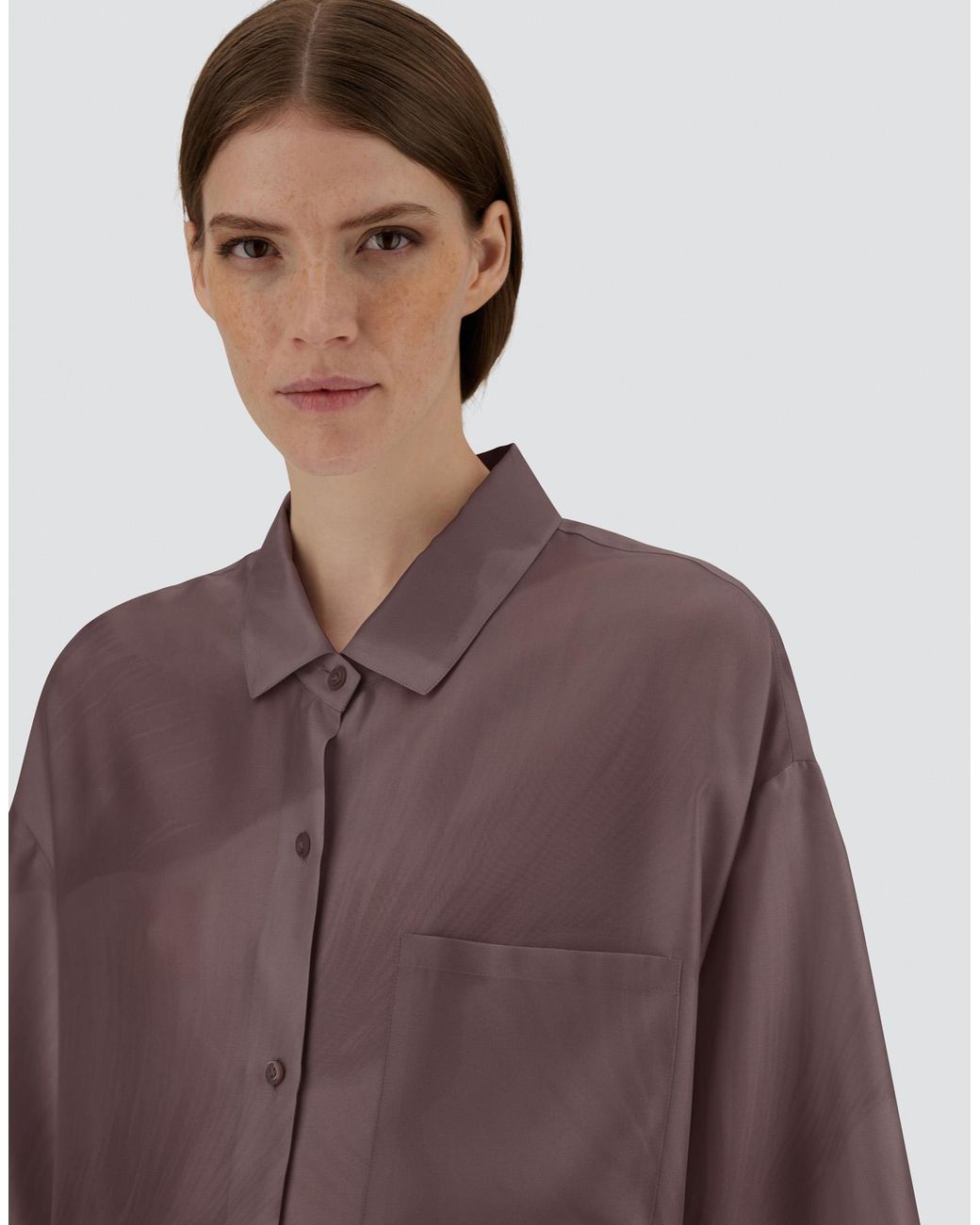 Herno Purple Resort Shirt