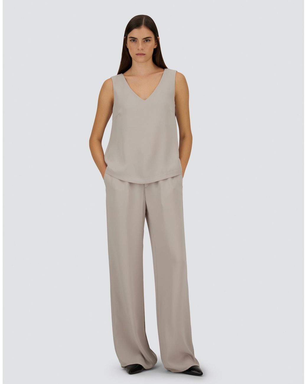 Herno Multicolor V-Neck Top