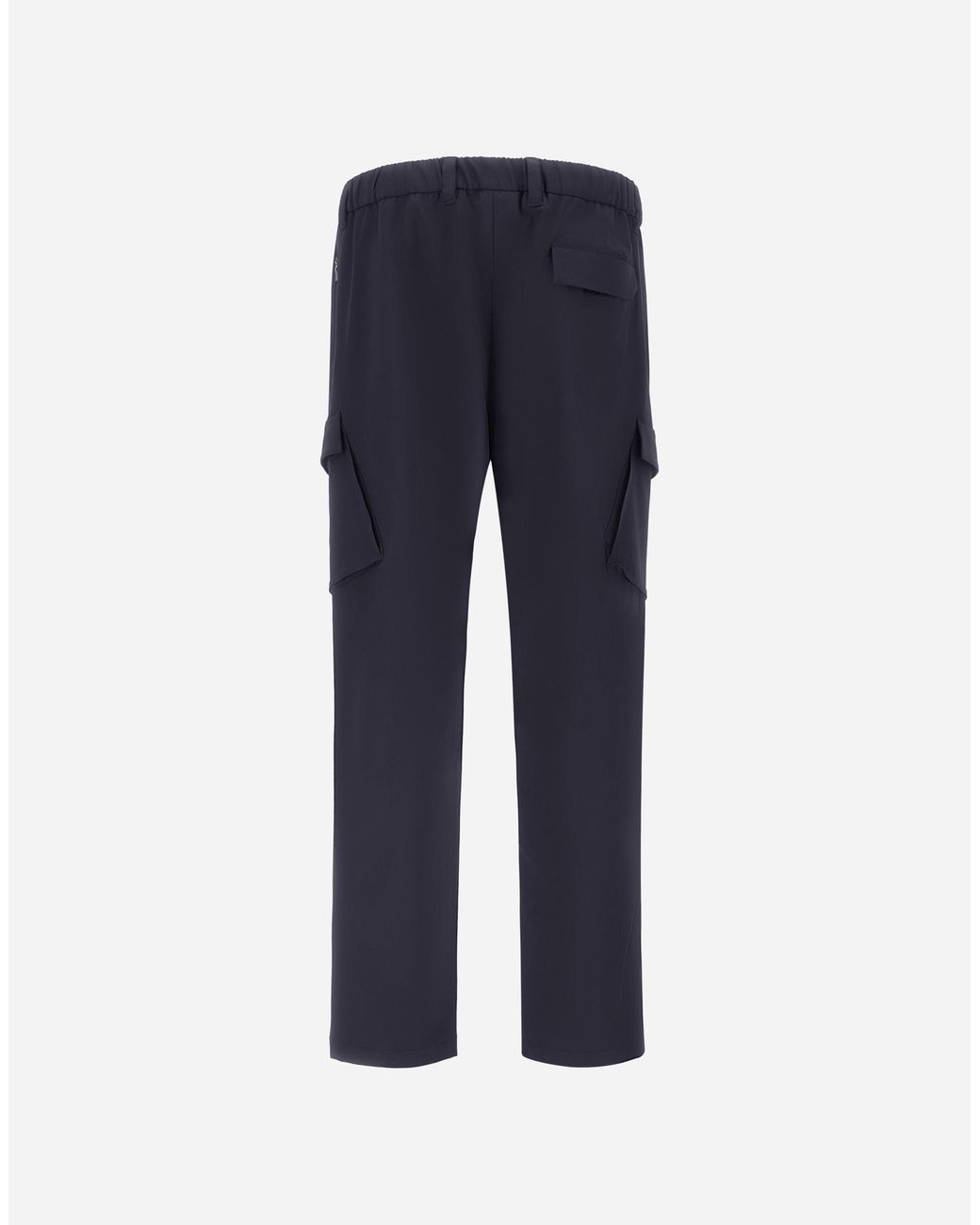 Herno Blue Light Comfort Stretch Woven Cargo Trousers for men
