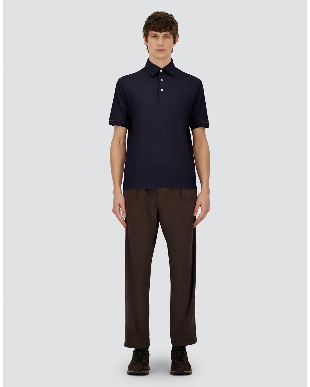 Herno Blue Resort Polo Shirt for men
