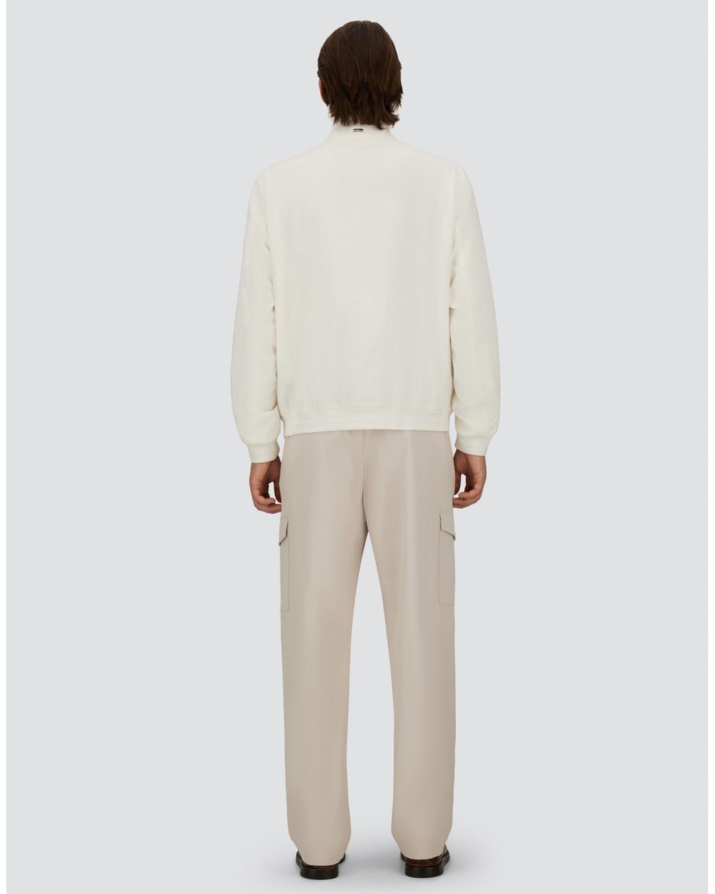 Herno White Bomber Jacket for men