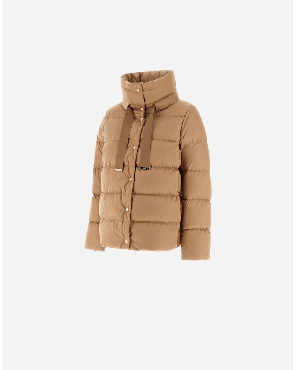 Herno Natural Cappa In Satin