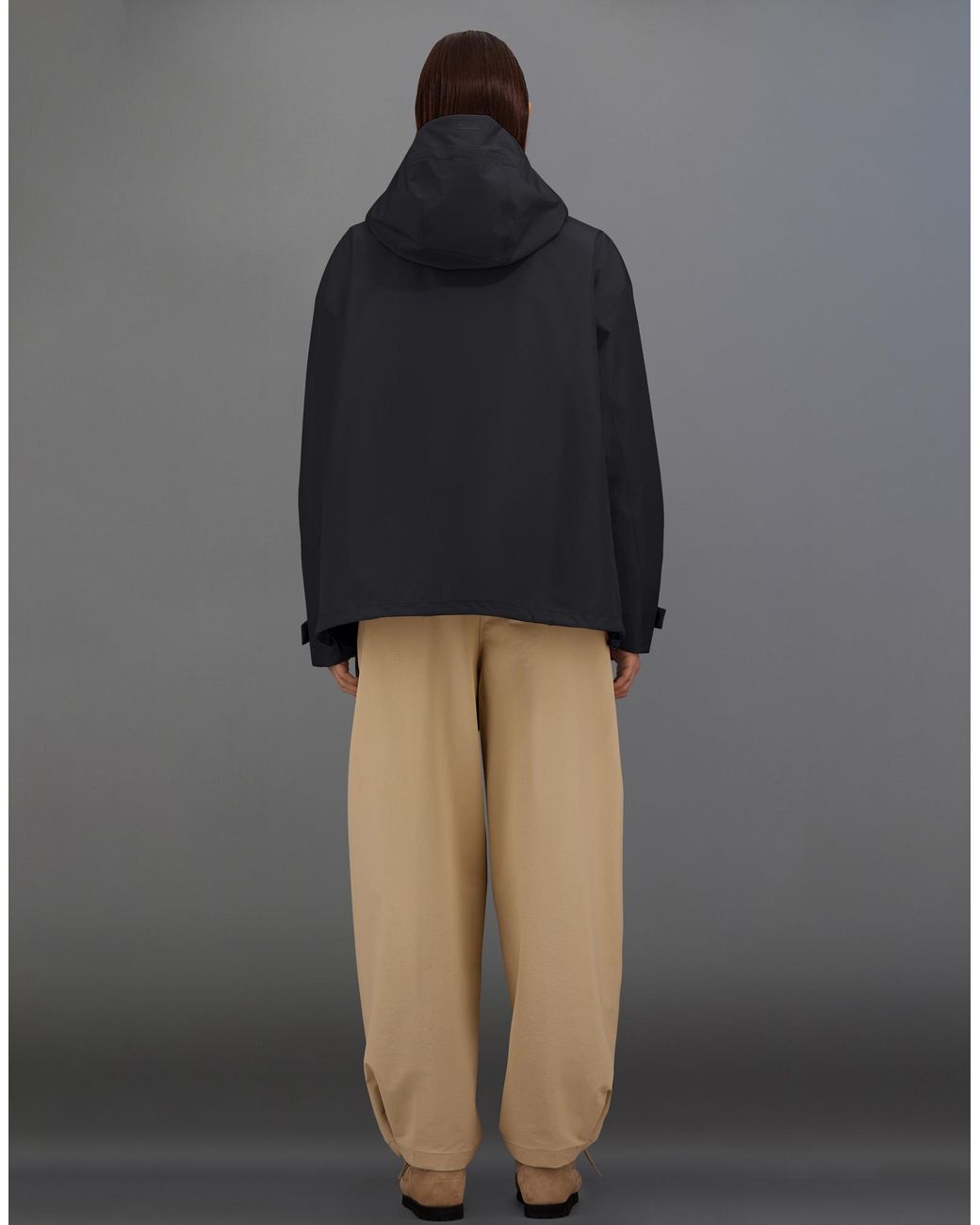 Herno Black Short Laminar Parka