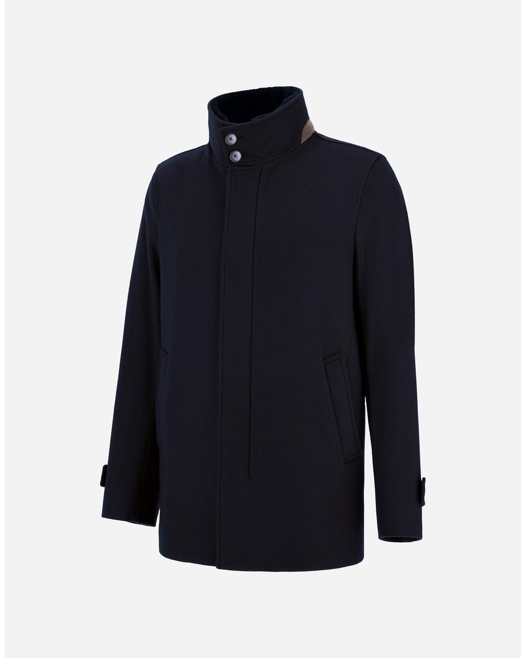 Herno Blue Short Coat for men