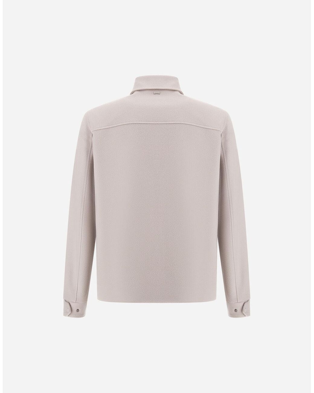 Herno White Shacket for men