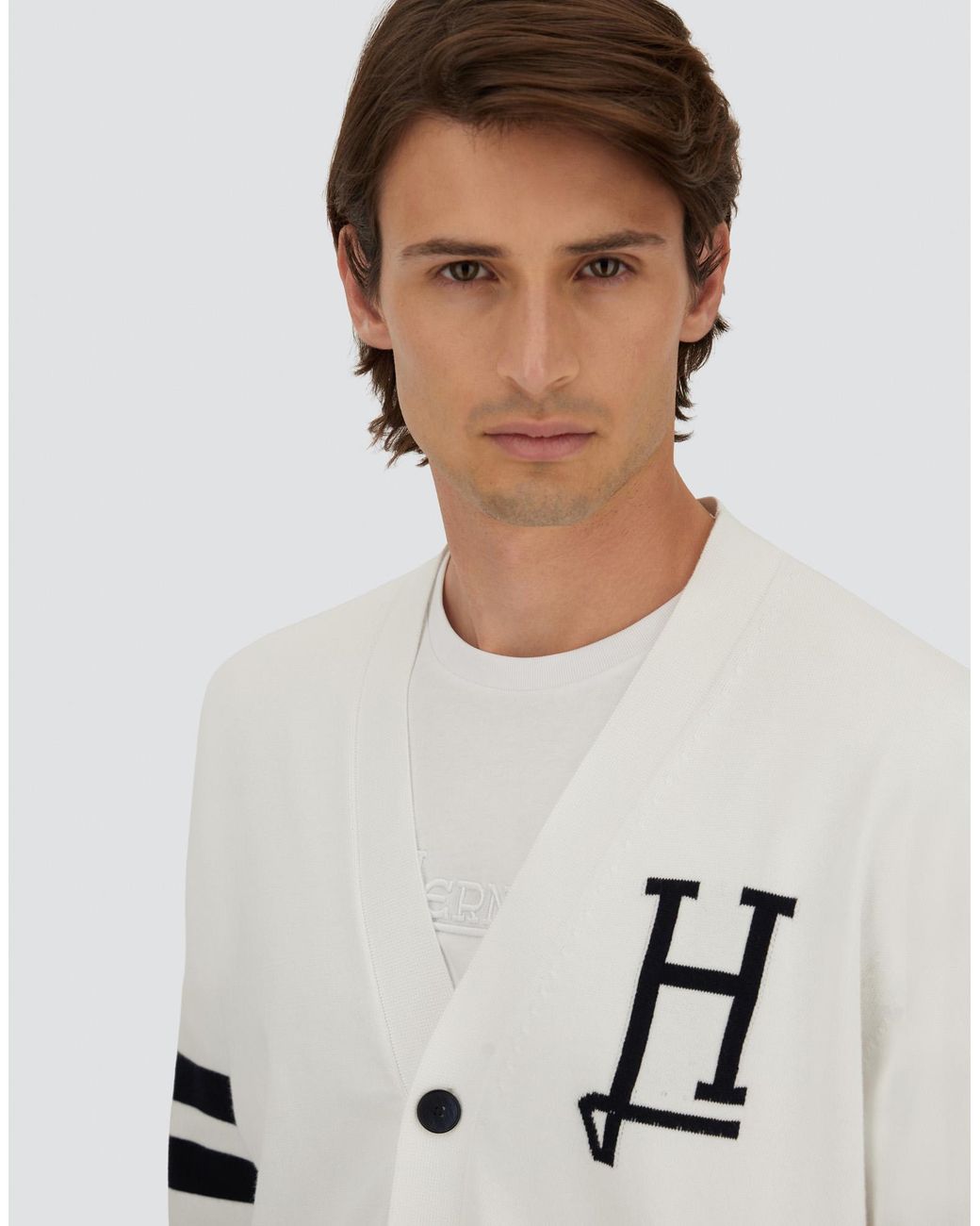 Herno Natural Cardigan for men