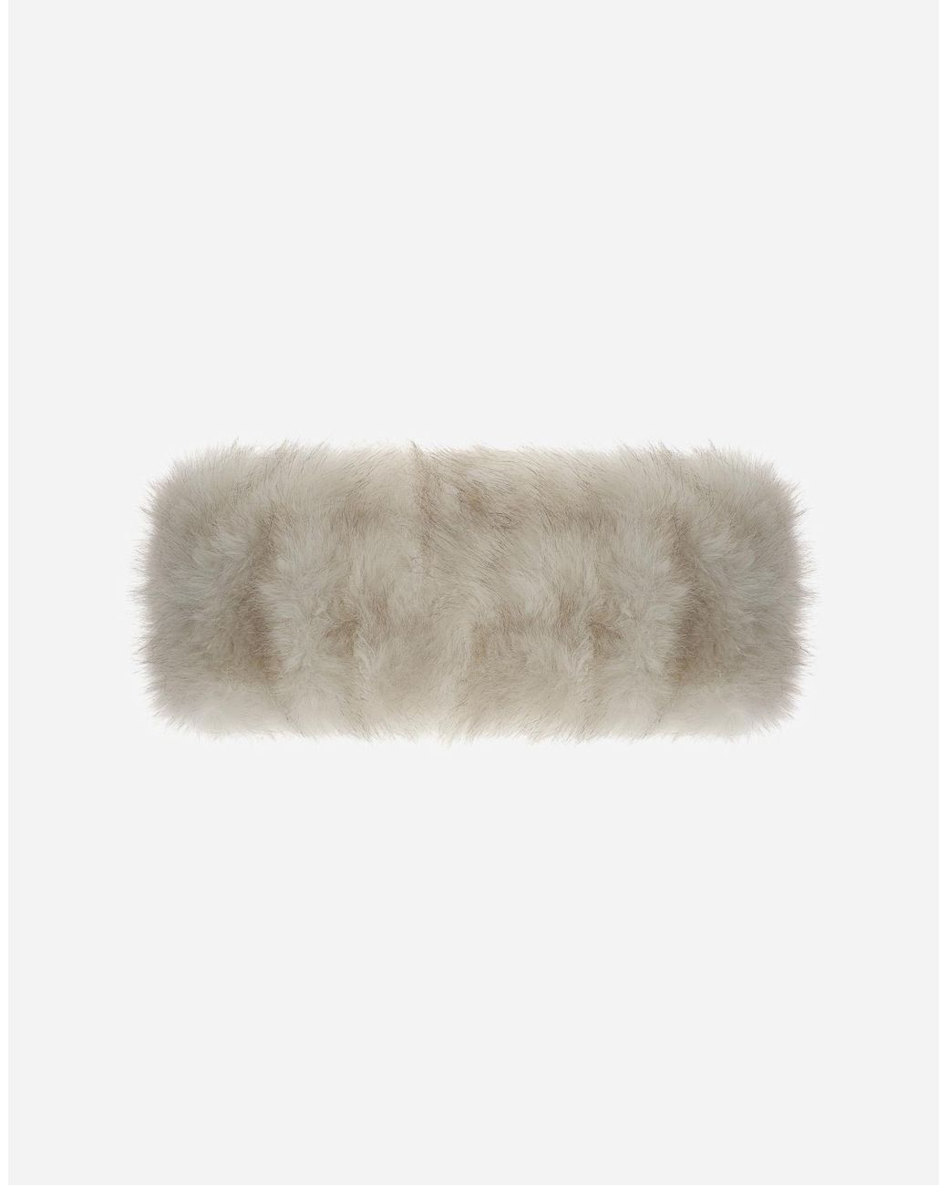 Herno Natural Long-Hair Faux Fur Hat