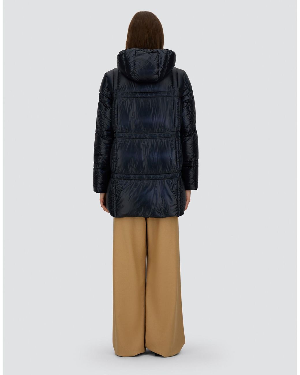 Herno Blue A-Shape Jacket