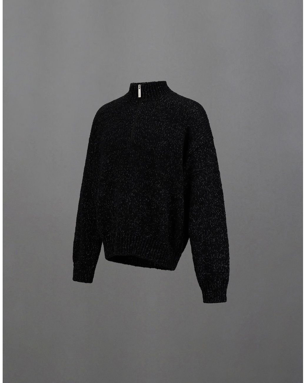 Herno Black Laminar Sweater