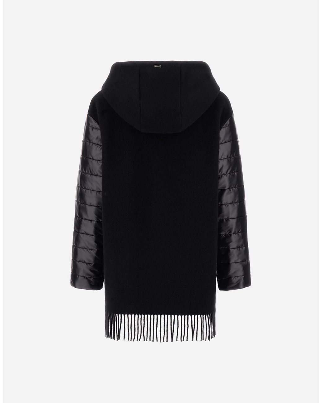 Herno Black Poncho