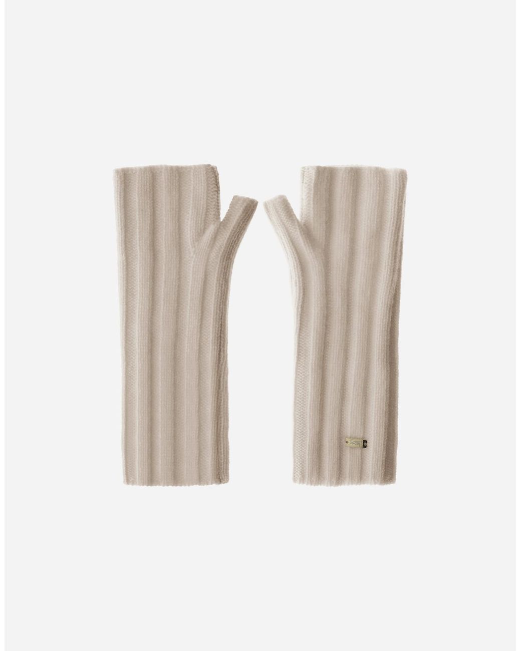 Herno White Cashmere Gloves