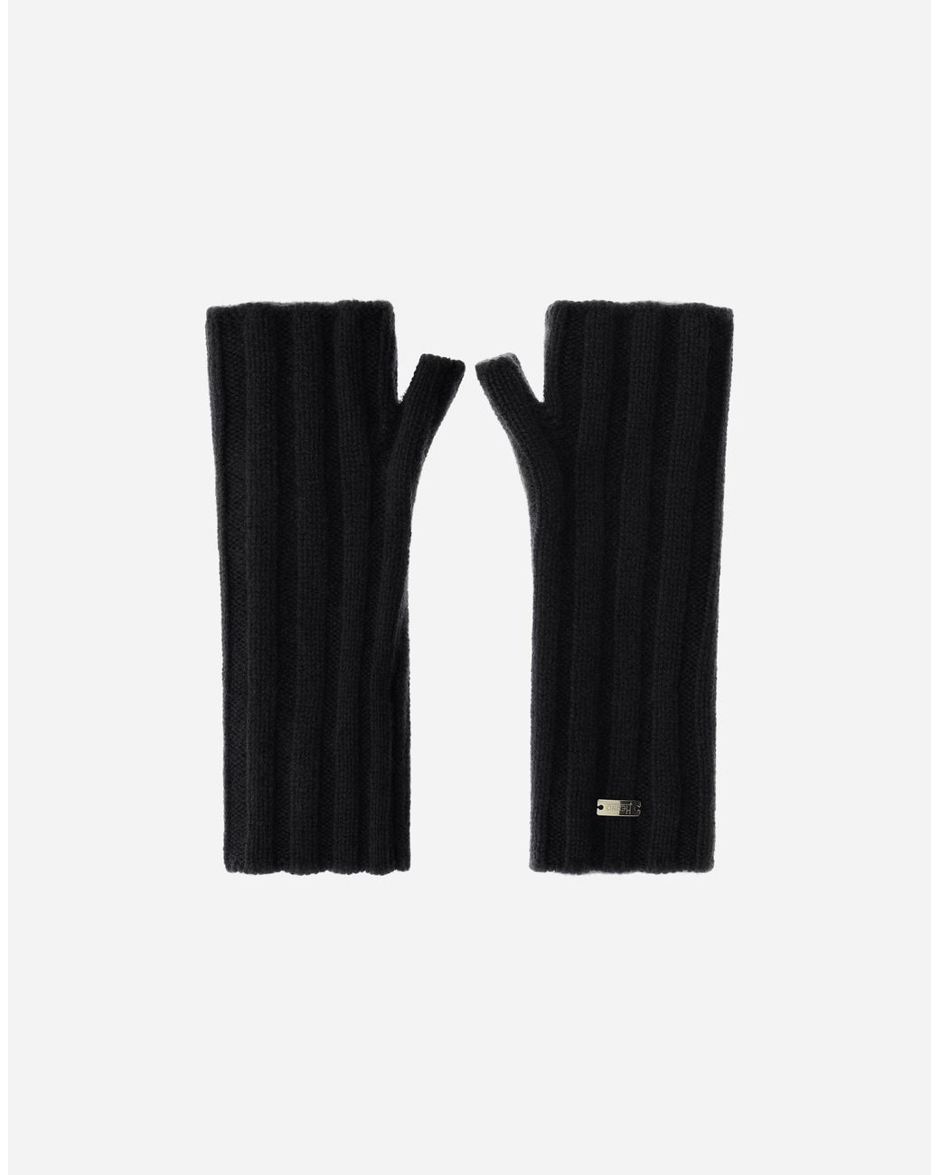 Herno Black Cashmere Gloves