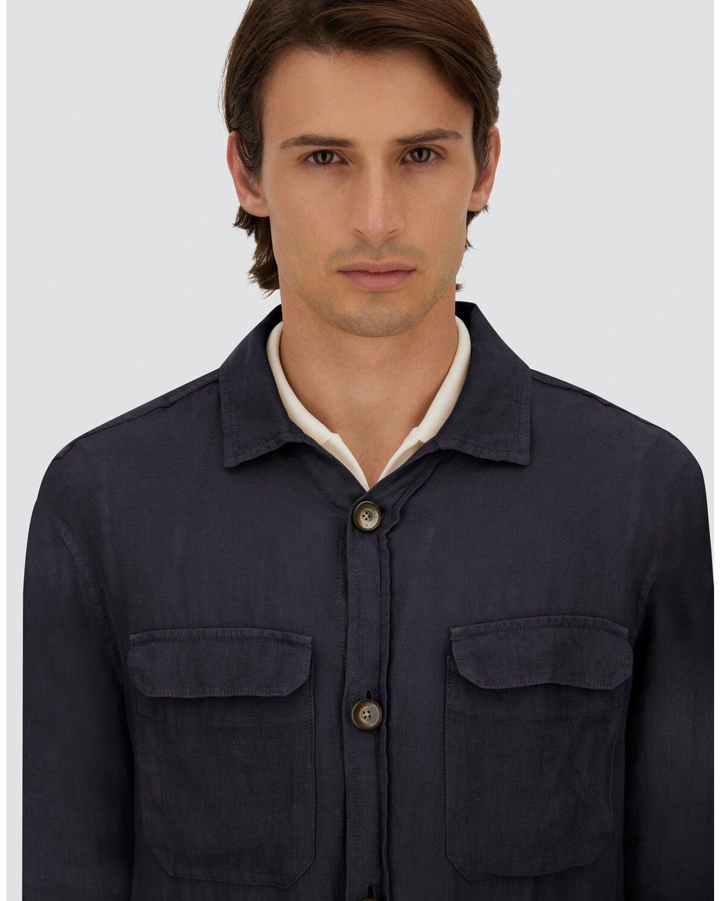 Herno Blue Field Jacket for men