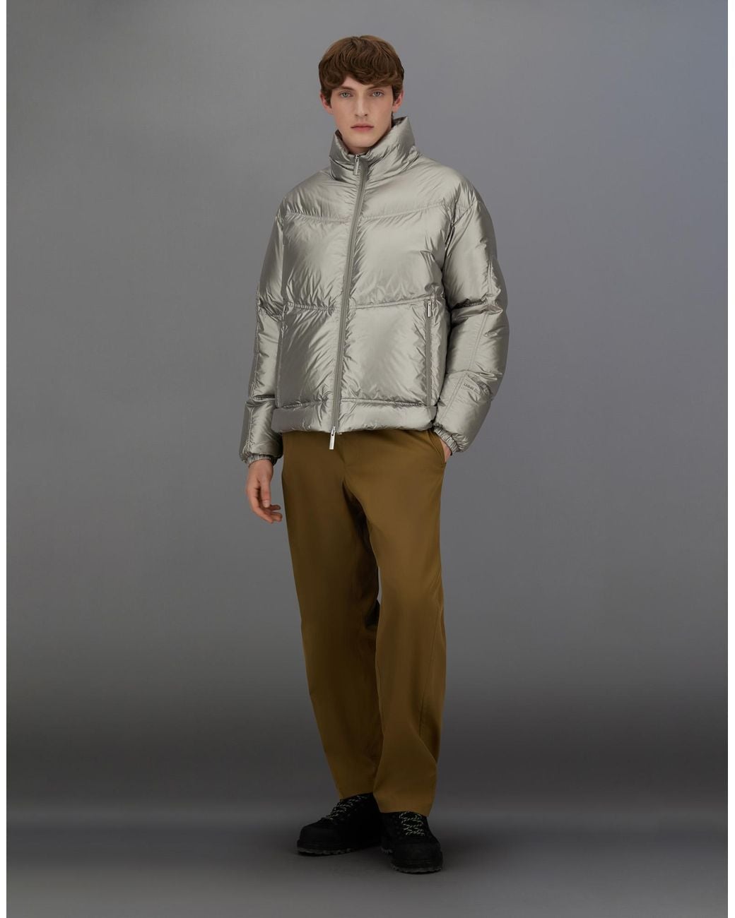 Herno Gray Laminar Jacket