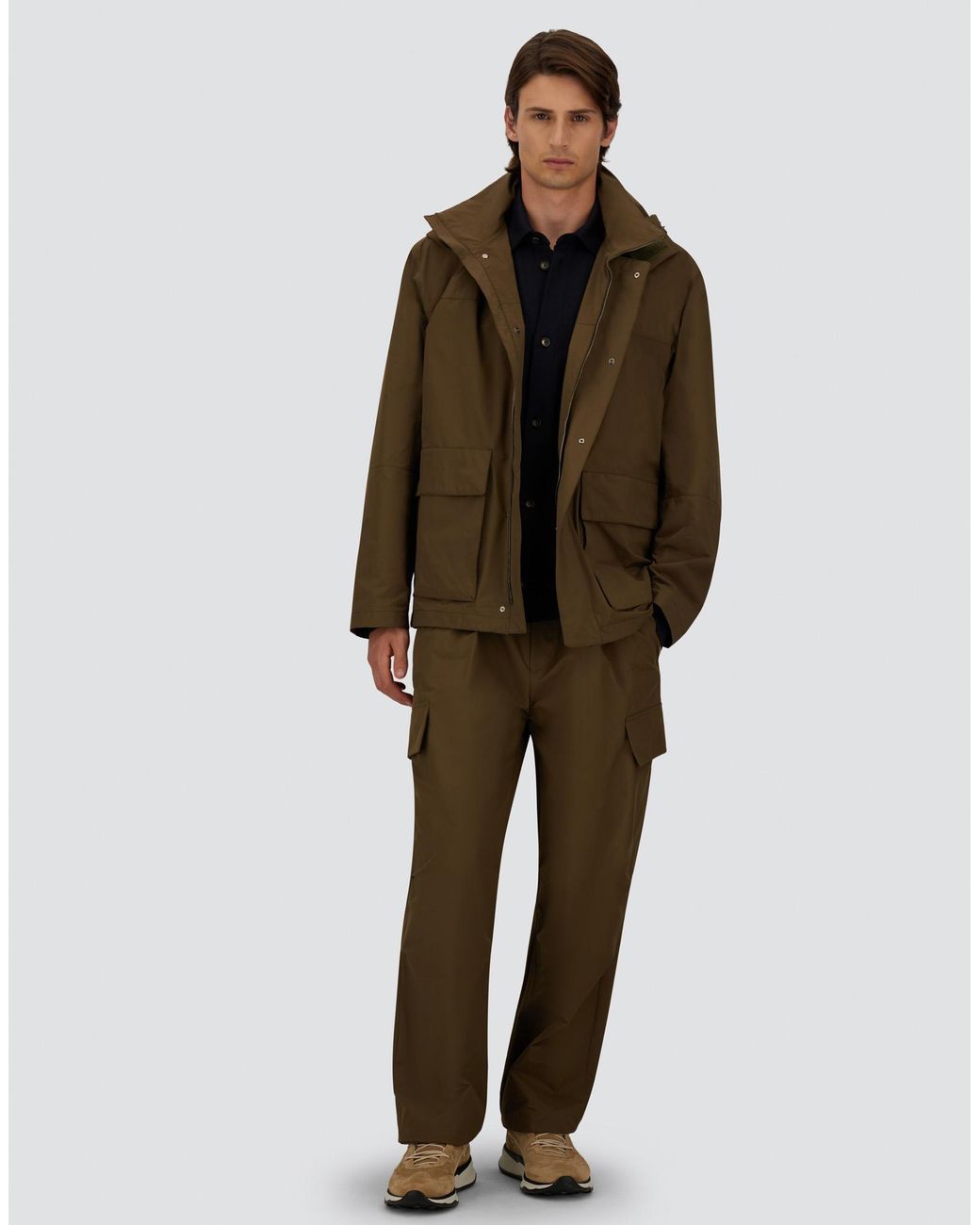 Herno Brown Parka for men